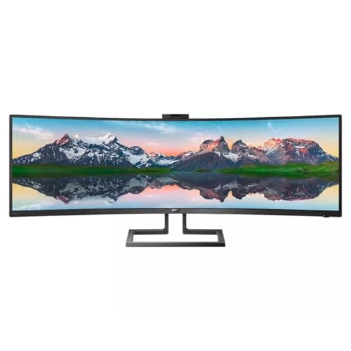 Super-wide Philips Monitor with USB-C Docking and Noise-Canceling ...