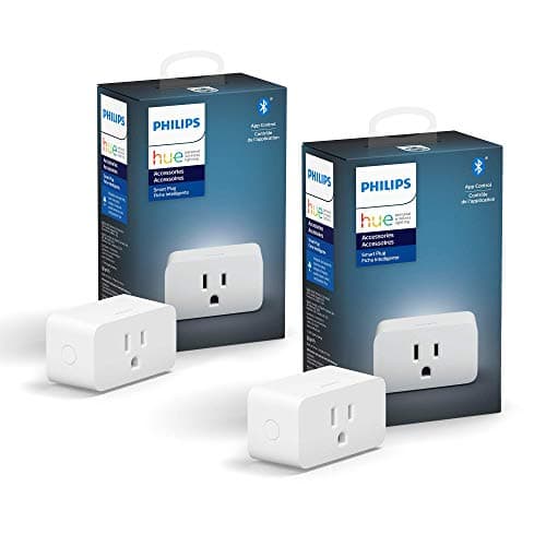 Philips Hue Smart Plug, White - 1 Pack - Turns Any Light Into a Smart Light - Control with Hue App - Compatible with Alexa, Google Assistant, and Apple HomeKit