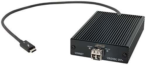 Sonnet Technologies Solo 10G Thunderbolt 3 to 10GBASE-T Ethernet Fanless Adapter (SOLO10G-TB3)