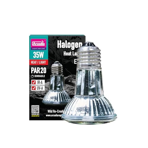 50 Watt Arcadia GoldenSun Halogen Heat Lamp