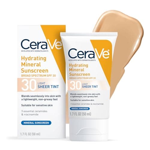 CeraVe Hydrating Mineral Sunscreen SPF 30 Face Sheer Tint