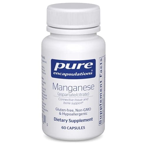 Pure Encapsulations Manganèse (Aspartate/Citrate)