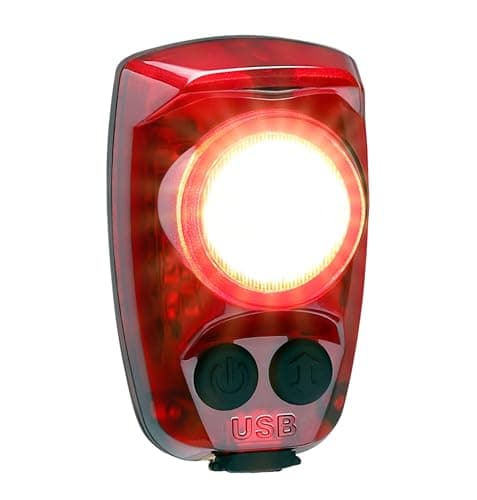 Cygolite Hotshot Pro– 200 Lumen Bike Tail Light [FLEXIBLE MOUNT TYPE]– 6 Night & Daytime Modes– User Adjustable Flash Speed- Compact Design– IP64 Water Resistant– USB Rechargeable–Great for Busy Roads