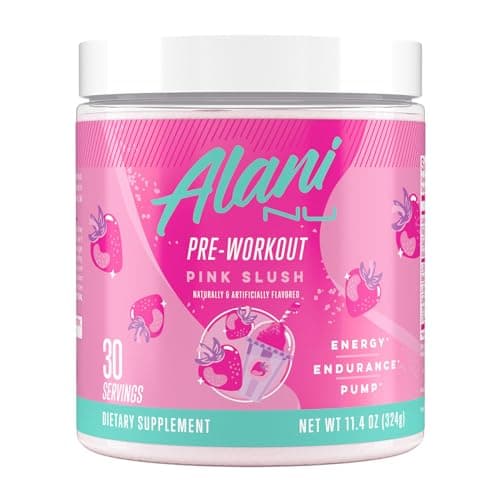 Alani Nu Pre Workout Supplement Powder for Energy, Endurance & Pump Sugar Free Formulated with Amino Acids Like gal-Theanine to Prevent Crashing Hawaiian Shaved Ice, 30 Servings