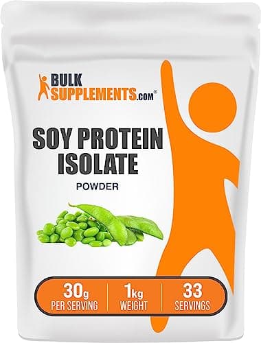 BulkSupplements.com Soy Protein Isolate Powder - Vegan Protein Powder ...