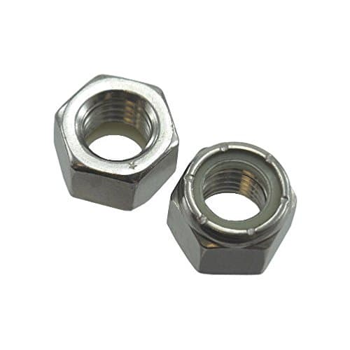 #8-32 Nylon Insert Hex Lock Nuts, (Elastic Stop Nuts) Stainless Steel ...