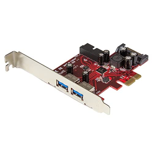 StarTech.com 4 Port PCI Express USB 3.0 Card - 2 External & 2 Internal - SATA Power - UASP Support - 2X Int Motherboard-Style Headers (PEXUSB3S2EI)