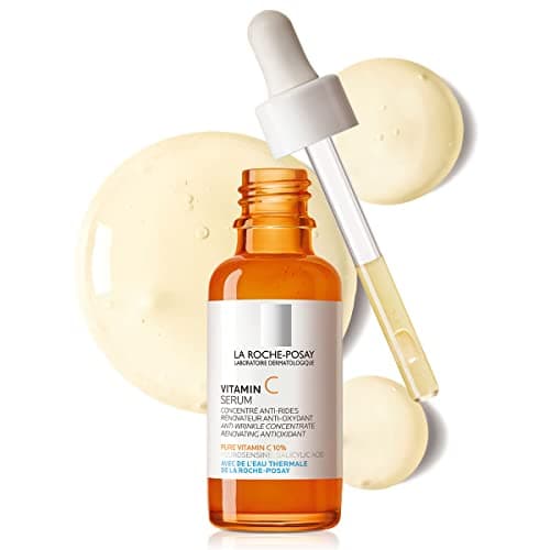 La Roche-Posay 10% Pure Vitamin C Serum for Face with Hyaluronic Acid & Salicylic Acid. Anti Aging Serum for Wrinkles, lack of Radiance & Uneven Skin Tone to Brighten & Smooth. Sensitive Skin, 30ml