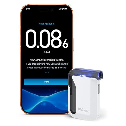 BACtrack Mobile Smartphone Breathalyzer | Professional-Grade Accuracy | Wireless Connectivity to Apple iPhone, Google & Samsung Android Devices | Apple HealthKit Integration
