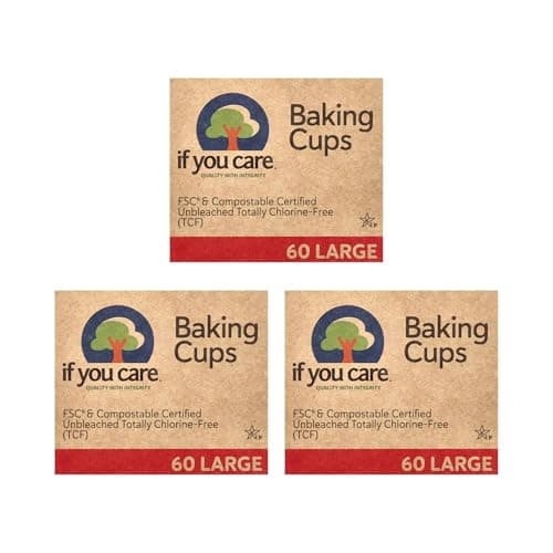 Amazon.com: If You Care Unbleached Large Baking Cups, 60-Count Boxes ...