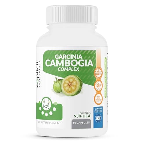 100% Pure Garcinia Cambogia Extract 60% HCA - 1500mg - 90 capsules