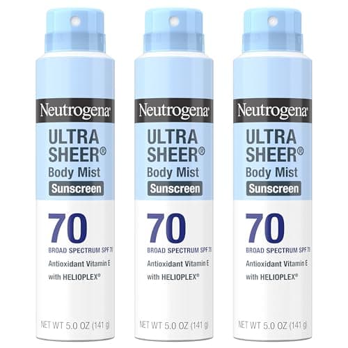 Spray solaire Neutrogena Ultra Sheer Body Mist SPF 70