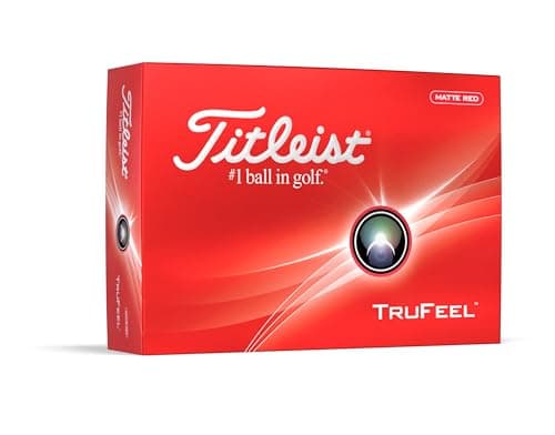Snapklik.com : Titleist TruFeel Golf Balls, Matte Red