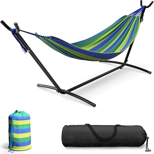 Sorbus HMK-STND Brazilian Double Hammock with Stand