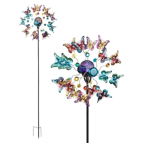 Alpine Solar Dragonfly/Butterfly Stake