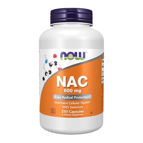 NOW Supplements, Extra Strength NAC (N-Acetyl-Cysteine) 1,000 mg, Provides Antioxidants, Promotes Formation of Gluthione, 120 Tablets