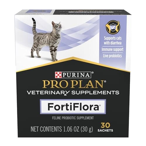 Purina Pro Plan Veterinary Supplements Fortiflora Powdered Cat Probiotics - 30 g sachets (Pack of 30)