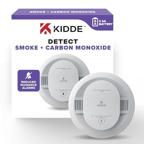 Kidde KN-COSM-BA Battery-Operated Combination Carbon Monoxide and Smoke ...