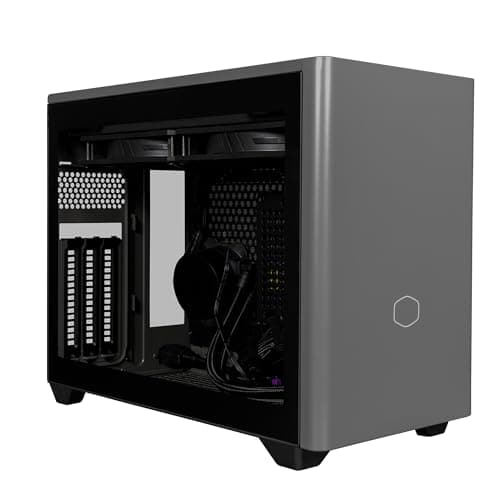 NZXT H1 V2 Mini-ITX Case With AIO PSU Black Tempered Glass ...