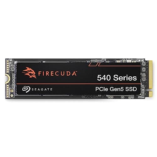 Seagate FireCuda 540 SSD 2TB Internal Solid State Drive - M.2 2280 PCIe Gen5, speeds up to 10,000MB/s and 2000TB TBW, with Rescue Services (ZP2000GM3A004)