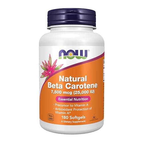 NOW Foods Natural Beta-Carotene 25000 IU