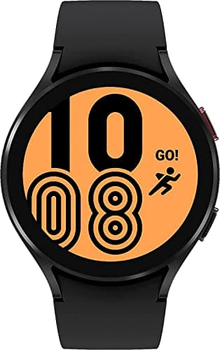 Samsung Galaxy Watch 4, 44mm, Black - Water Resistant, Wireless smartwatch, Sport Band, Wi-Fi/Bluetooth only - SM-R870 (Renewed)