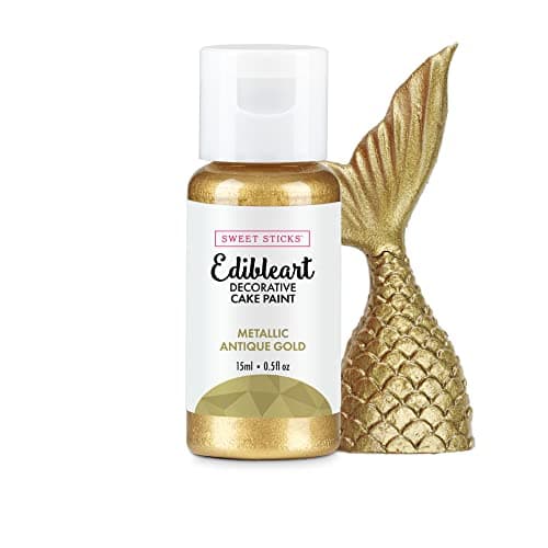 Metallic Cake Paint Antique Gold 15ml