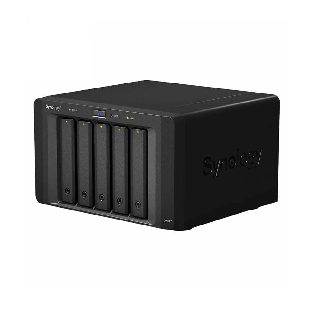 Synology DX517 5 Bay Desktop Network Attached Storage Expansion ...