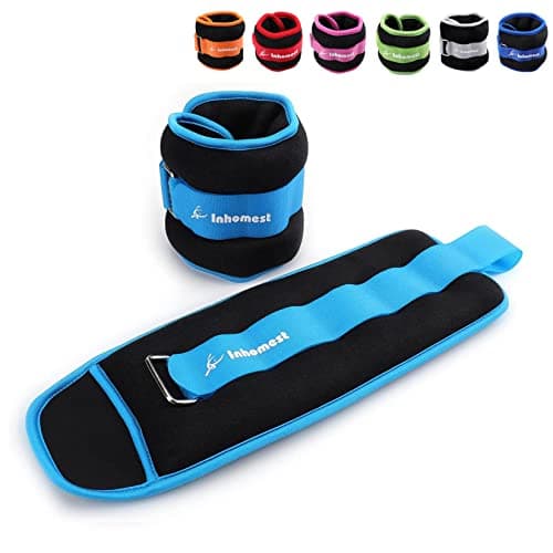 TOPESCT Adjustable Wrist Weights - Set of 2 (1lb Each) | Wearable Wrist ...