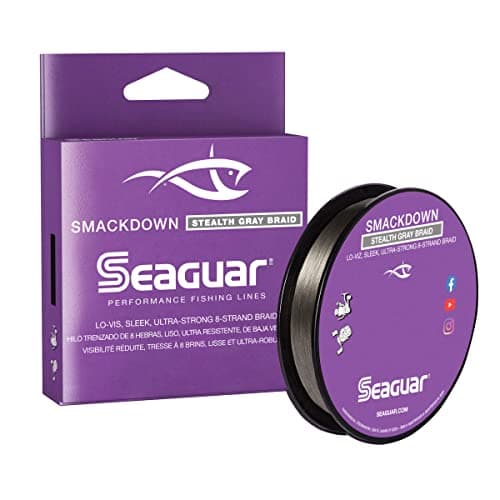 Seaguar Smackdown Braided Line - Stealth Gray - 10lb - TackleDirect