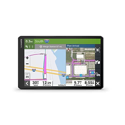 Garmin dēzl OTR1010, Extra-Large, Easy-to-Read 10” GPS Truck Navigator, Custom Truck Routing, High-Resolution Birdseye Satellite Imagery, Directory of Truck and Trailer Services