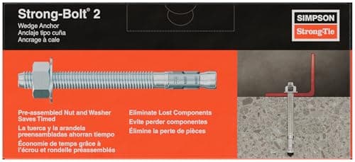 Simpson Strong-Tie Strong-Bolt 2 anclaje de cuña