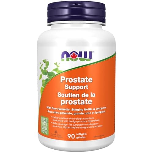 NOW Supplements, Prostate Support, Prostate Support, with Standardized Saw Palmetto, Stinging Nettle & Lycopene, 90 Softgels
