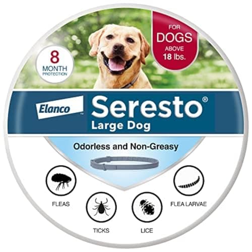 Seresto Vet-Recommended 8-Month Flea & Tick Prevention Collar for Small ...