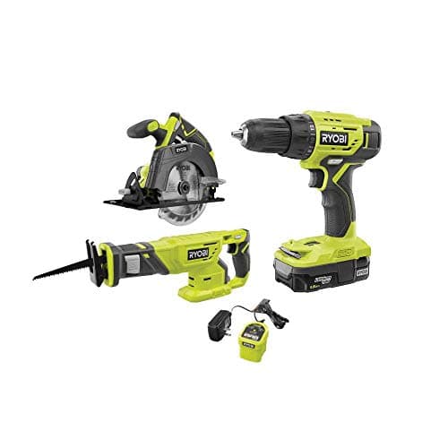 Ryobi ONE+ 18V Lithium-Ion Cordless Tool Set
