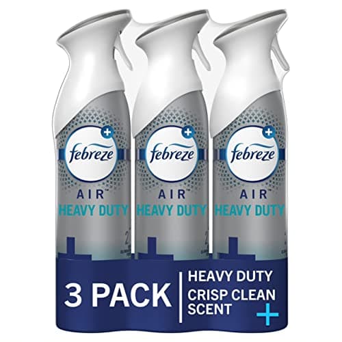 Febreze AIR Freshener Heavy Duty Crisp Clean (3 Count, 8.8 oz)