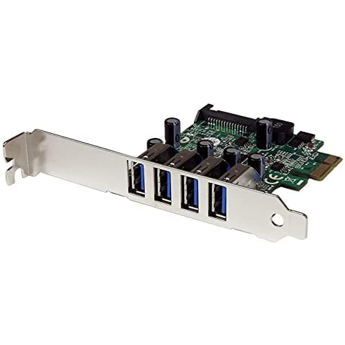 StarTech 4 Port PCI Express PCIe USB 3.0 Card - PEXUSB3S4V | Mwave