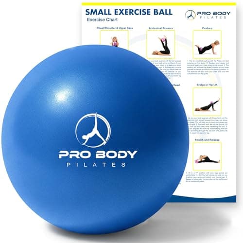 ProBody Pilates Mini Exercise Ball - 9 Inch Small Bender Ball for Barre ...
