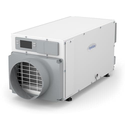 AprilAire E070 Pro Dehumidifier Bundle - 70 Pint Whole House Dehumidifier - Full Complete Kit - Crawl Spaces, Basements, Whole Homes, Commercial up to 2,800 sq. ft - 5 Year Warranty Included