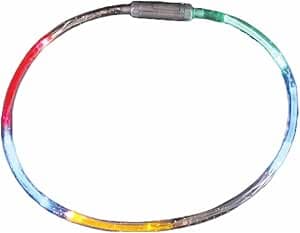 Amazon.com: Lumistick Rainbow LED Flashing Necklace 22" | Perfect ...