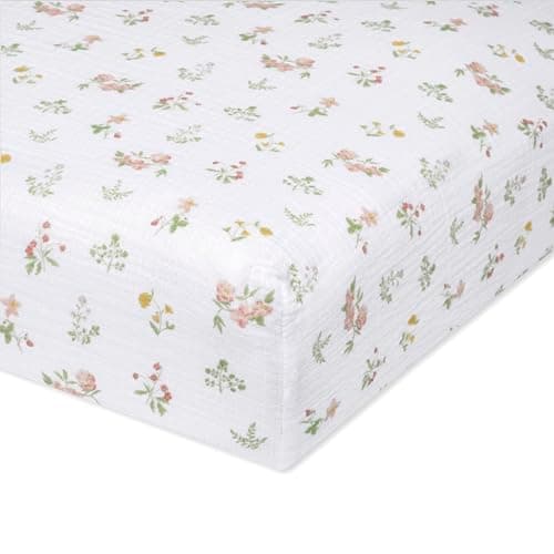 Aden + Anais drap-housse en mousseline biologique pour berceau