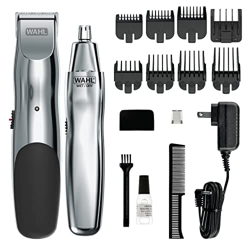 Wahl Barbers Lithium Travel Grooming Trimmer Kit #55619