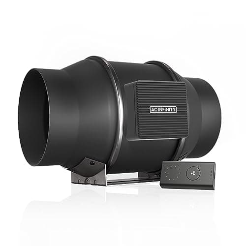 AC INFINITY CLOUDLINE S6, Quiet 6 Inch Inline Duct Fan with Speed Controller - Ventilation Fan Exhaust Fan for Heating Cooling Booster, Grow Tents, Hydroponics