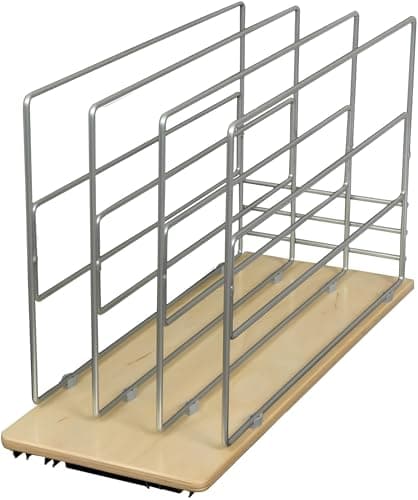 Knape and Vogt KV TD12-1-FN, 12in Tray Divider, KV Series, Frosted ...