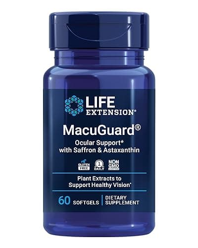 Life Extension MacuGuard Ocular Support with Saffron & Astaxanthin