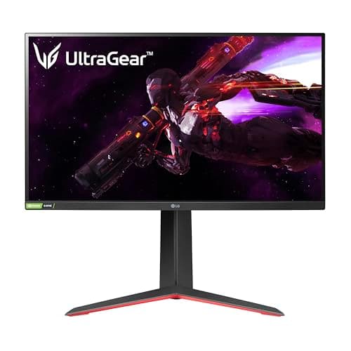 LG 27GP850-B Ultragear Gaming Monitor 27” QHD (2560 x 1440) Nano IPS Display, 1ms Response Tim, 165Hz Refresh Rate, NVIDIA G-SYNC Compatible, AMD FreeSync Premium, Tilt/Height/Pivot Adjustable Stand