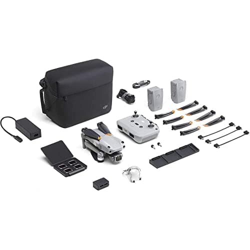 DJI Air 2S Fly More Combo, Drone with 3-Axis Gimbal Camera, Travel Essentials, 5.4K Video, 1-Inch CMOS Sensor, 4 Directions of Obstacle Sensing, 31 Mins Flight Time, 12km (7 mi) 1080p Video Transmission, Two Extra Batteries