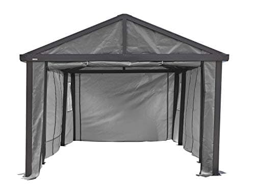 Sojag 12x20 Samara Metal Carport Kit - Dark Gray (500-9165838)
