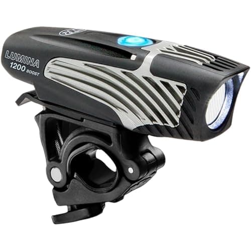 NiteRider Lumina 1200 Boost USB Rechargeable Bike Light Powerful Lumens Bicycle Headlight LED Front Light Easy to Install for Men Women Road Mountain City Commuting Adventure Cycling Safety Flashlight