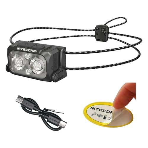Amazon.com: Nitecore NU25 UL 400 Lumen Headlamp Ultra Light Dual Beam ...